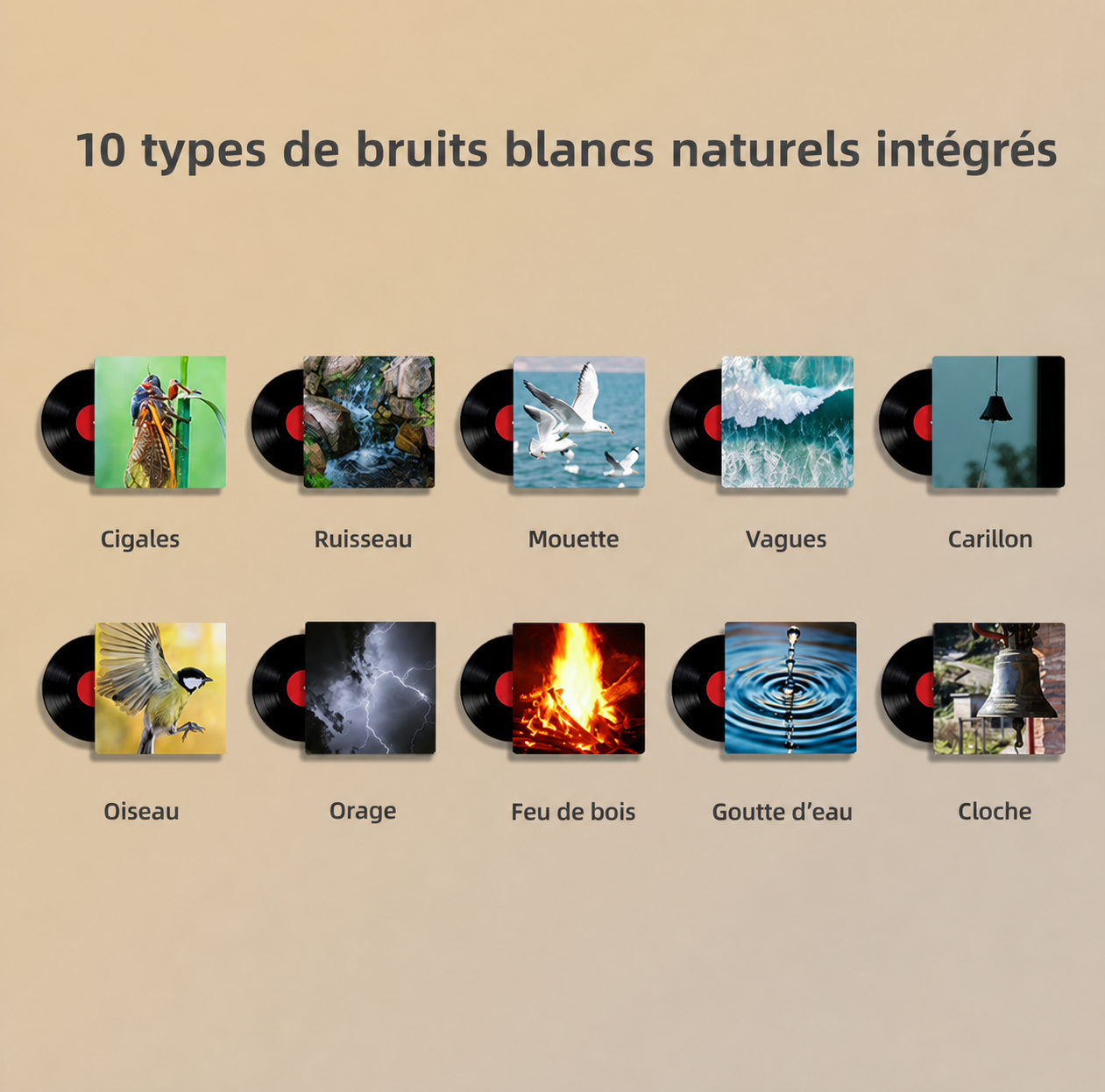 Machine à bruit blanc de sommeil rvb avec son apaisant, veilleuse LED rechargeable tactile, lampe audio et de sommeil relaxante pour bébé