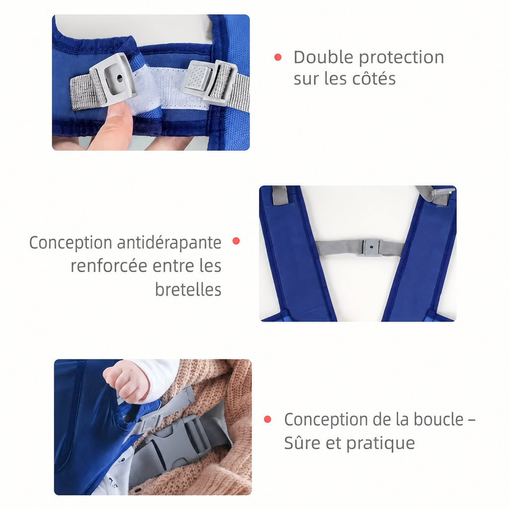 Porte-bébé polyvalent 4-en-1