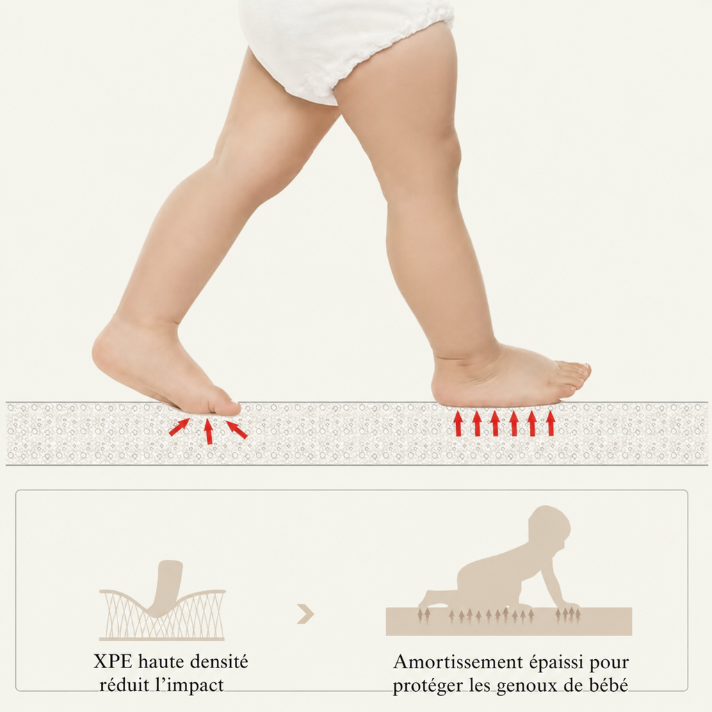 Tapis d'éveil/Tapis de jeu pliable pour enfant