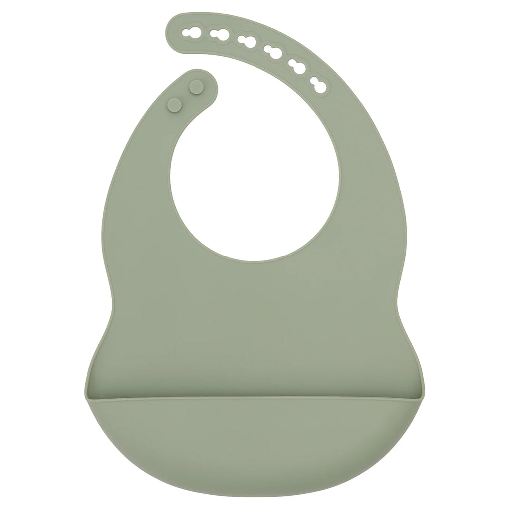 Bavoir en Silicone Ajustable & Imperméable – L’essentiel pour Bébé
