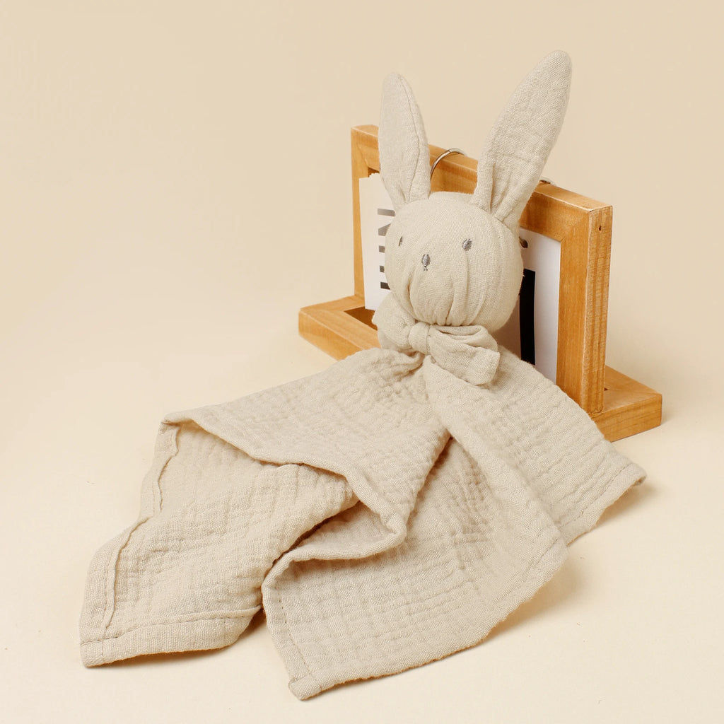 Doudou Lapin en Coton Doux – Câlin et Sécurisant pour Bébé