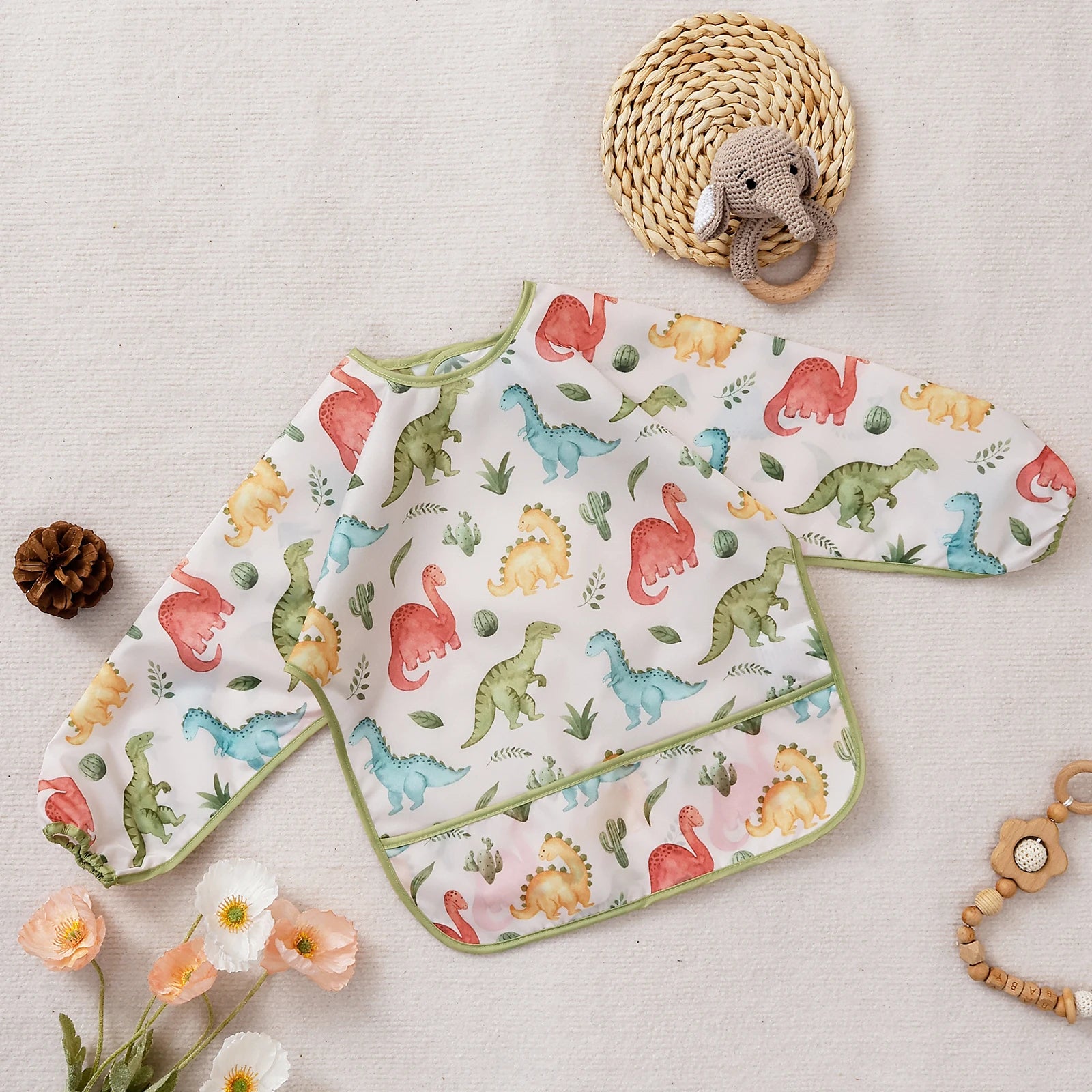 Bavoir Imperméable & Résistant aux Taches – Protection Totale pour bébé - de 1 à 3 ans