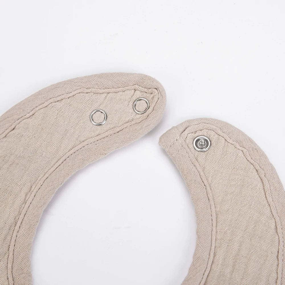 Ours mignon en coton mousseline – Bavoirs pour bébé