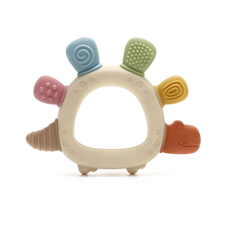 Jouet de dentition dinosaure en silicone