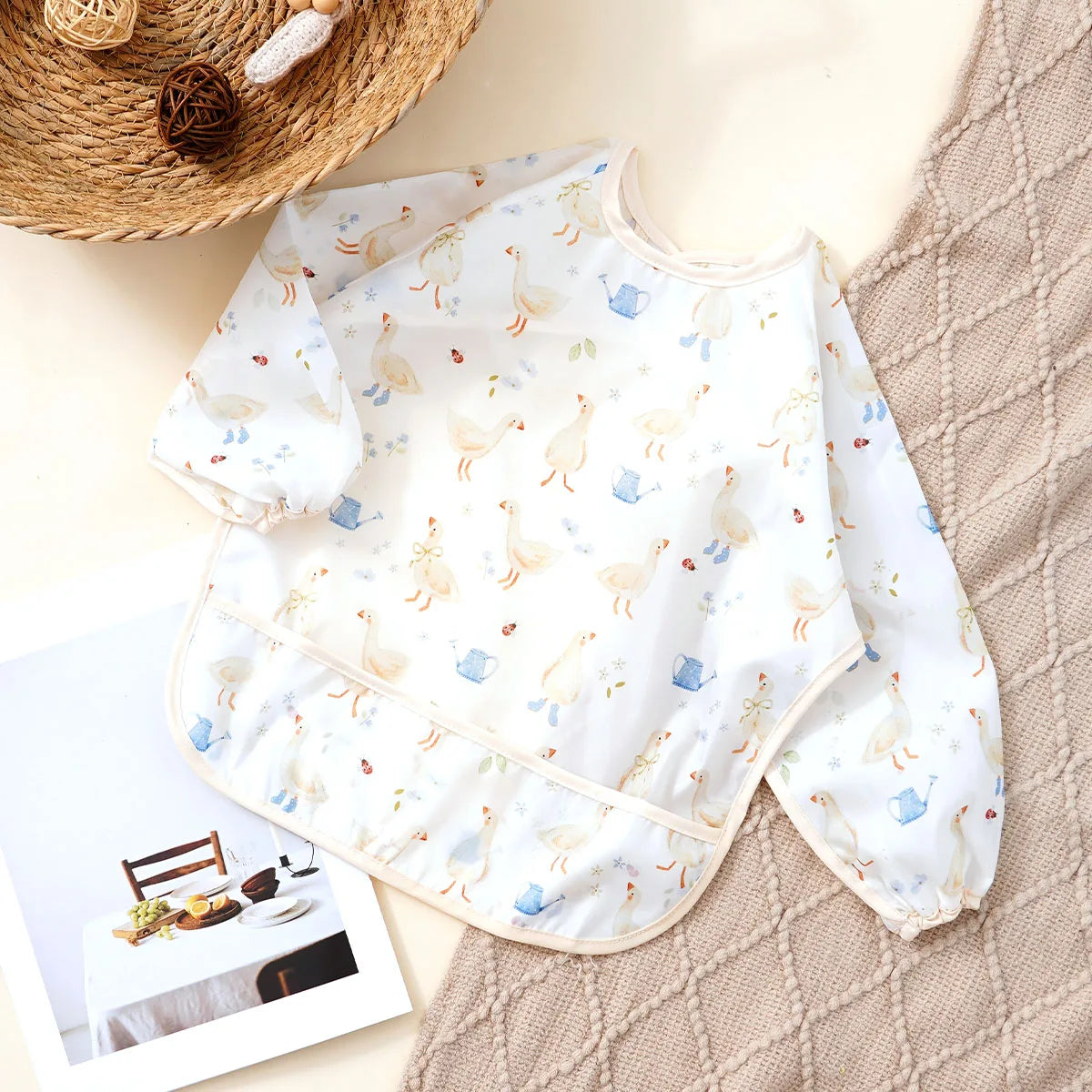 Bavoir Imperméable & Résistant aux Taches – Protection Totale pour bébé - de 1 à 3 ans