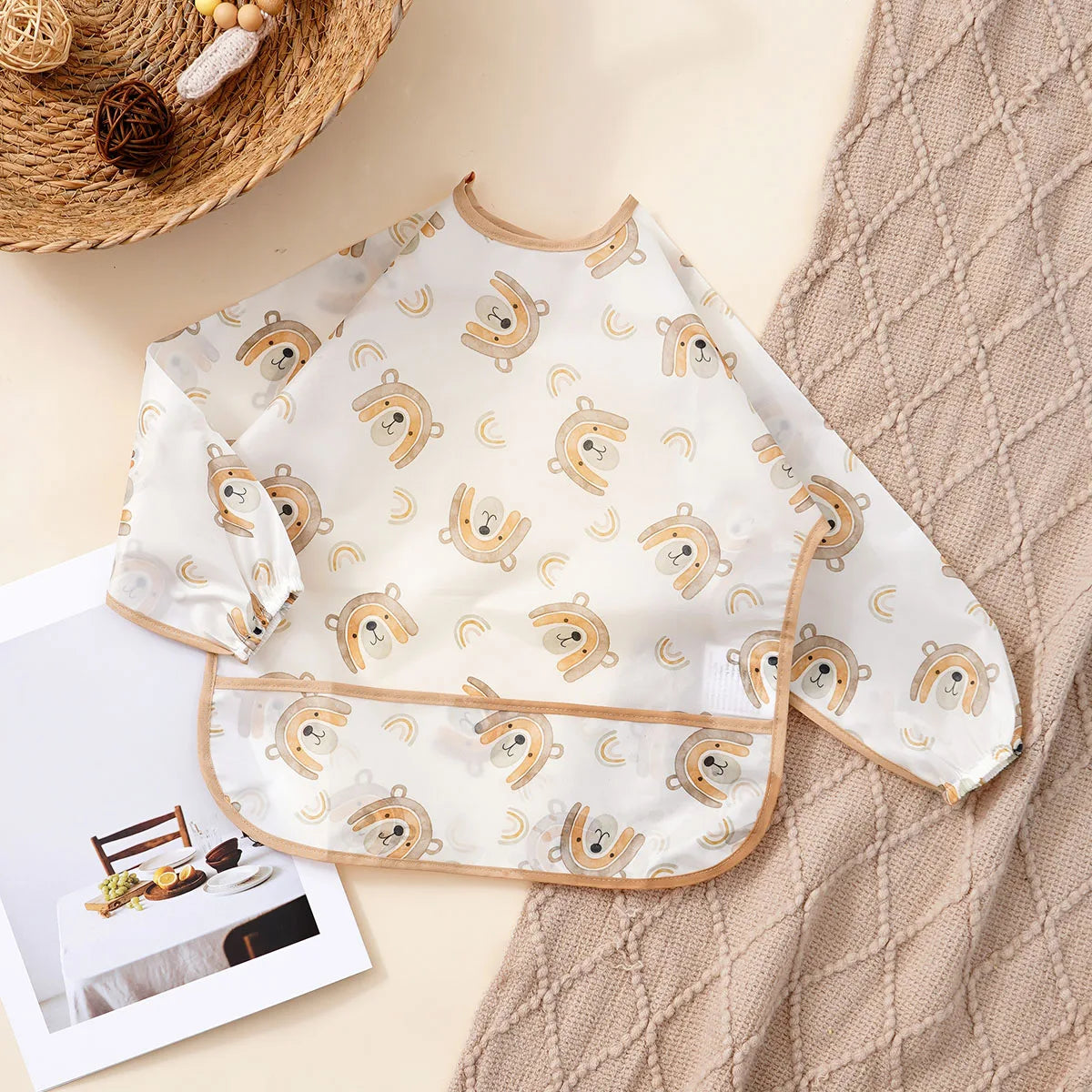 Bavoir Imperméable & Résistant aux Taches – Protection Totale pour bébé - de 1 à 3 ans