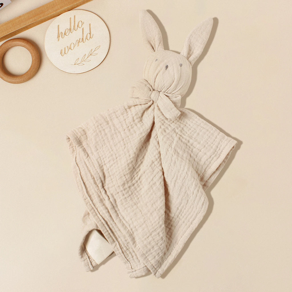 Doudou Lapin en Coton Doux – Câlin et Sécurisant pour Bébé