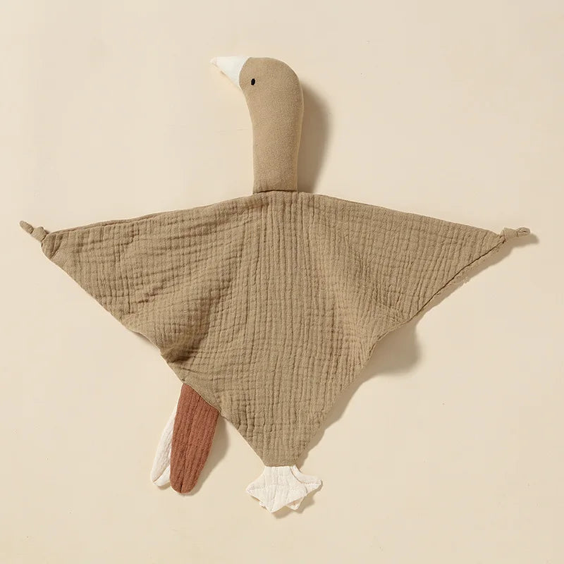 Doudou cygne ultra doux en coton