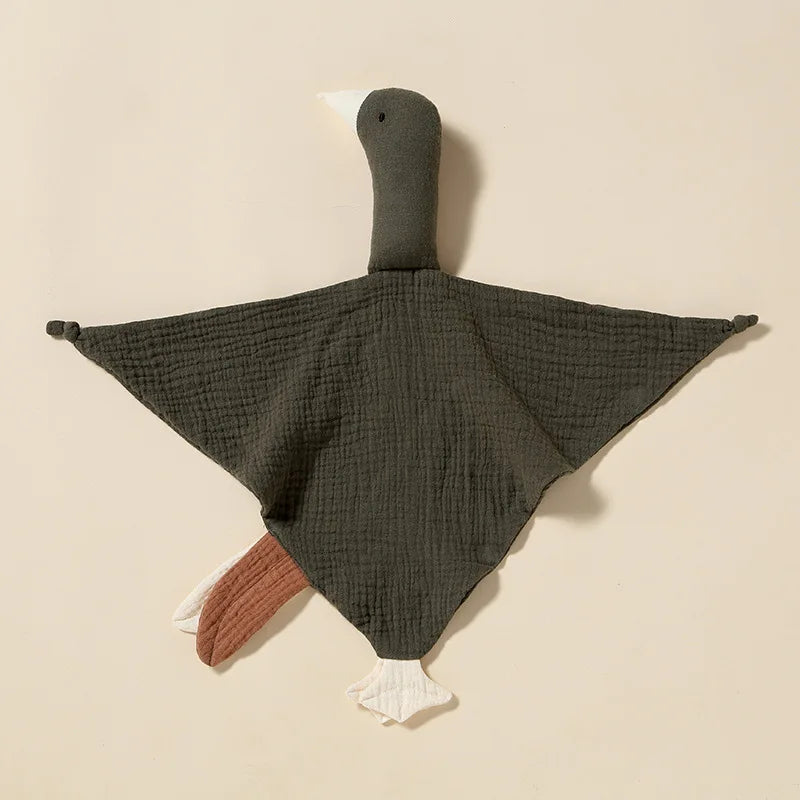 Doudou cygne ultra doux en coton