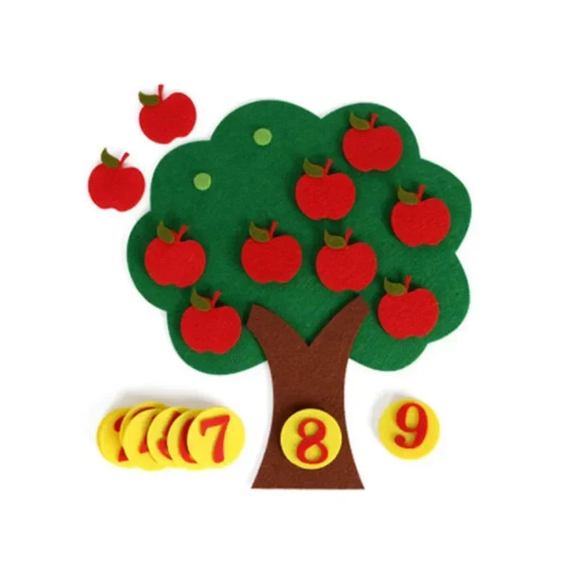 Tableau d'Activités Montessori – Jouet Éducatif en Feutrine pour Enfants