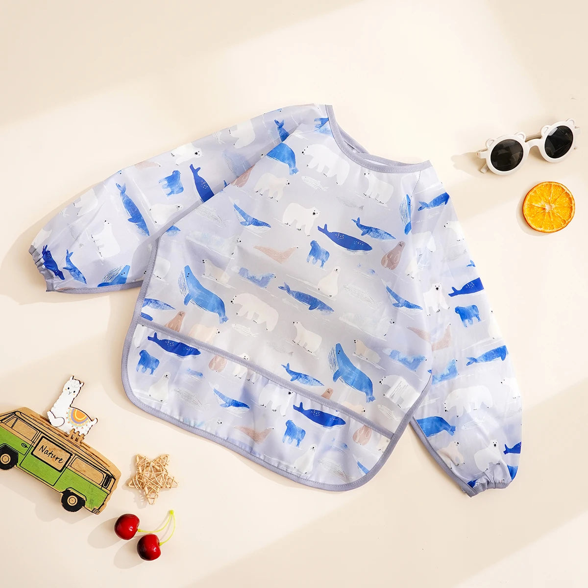 Bavoir Imperméable & Résistant aux Taches – Protection Totale pour bébé - de 1 à 3 ans