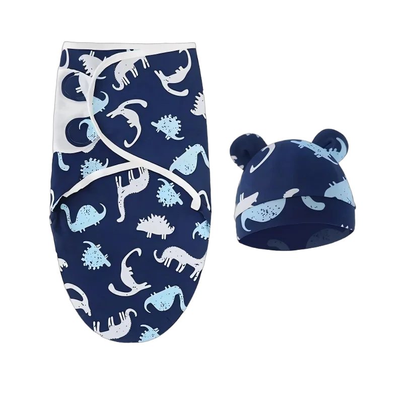 Couverture d'emmaillotage pour bébé, douce et chaude, en coton, pour nouveau-né, type gigoteuse ou couette de lit.