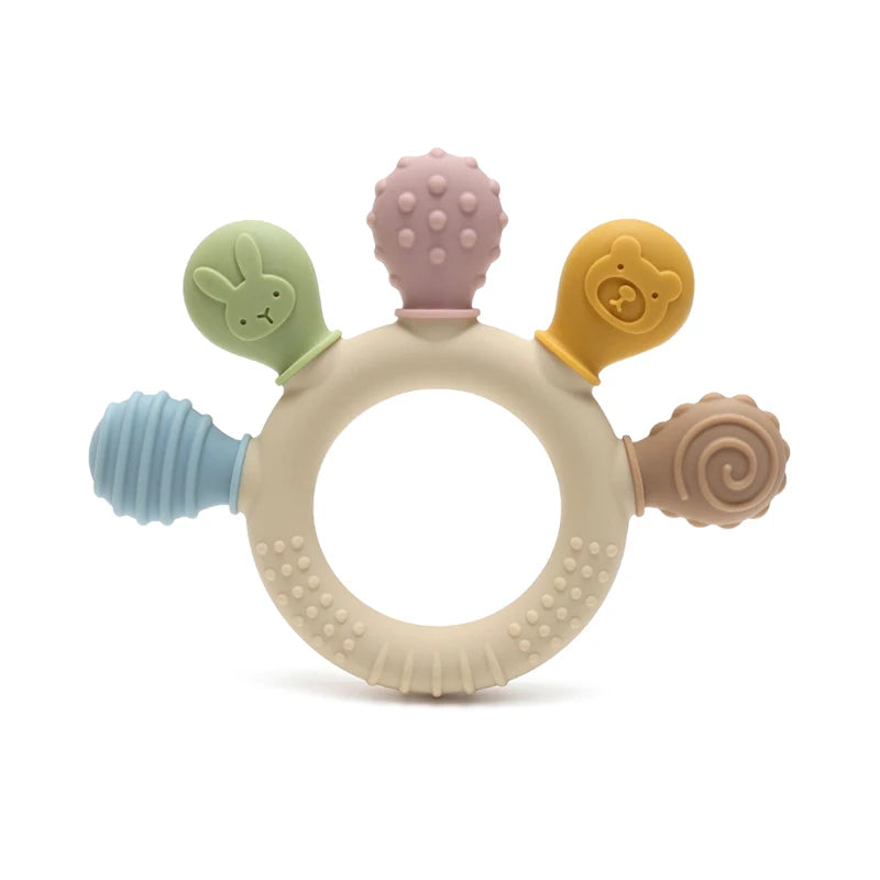 Jouet de dentition dinosaure en silicone