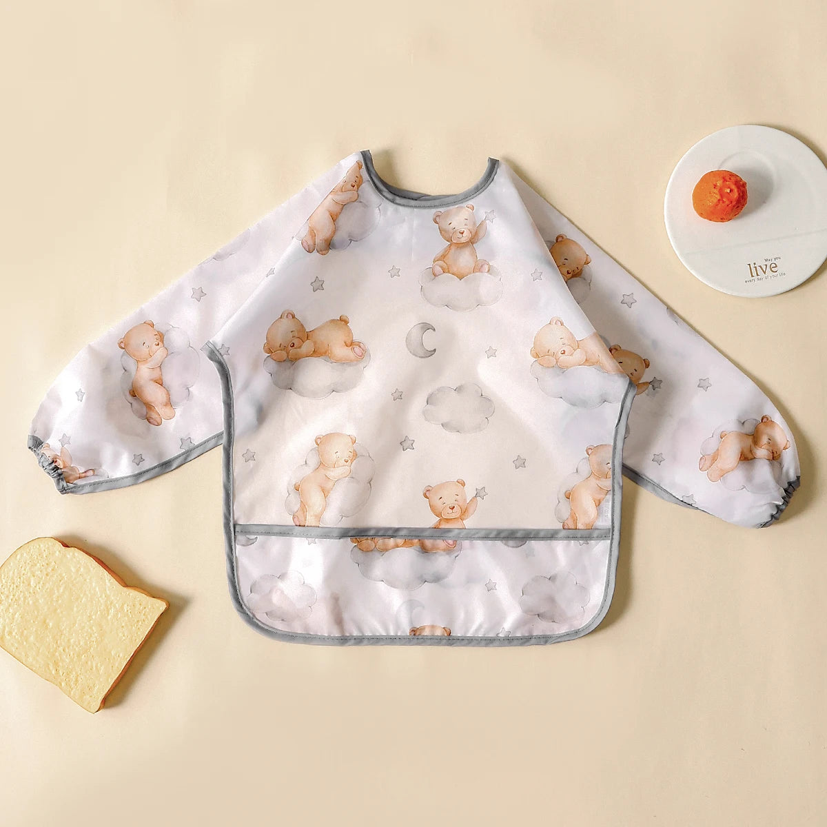 Bavoir Imperméable & Résistant aux Taches – Protection Totale pour bébé - de 1 à 3 ans