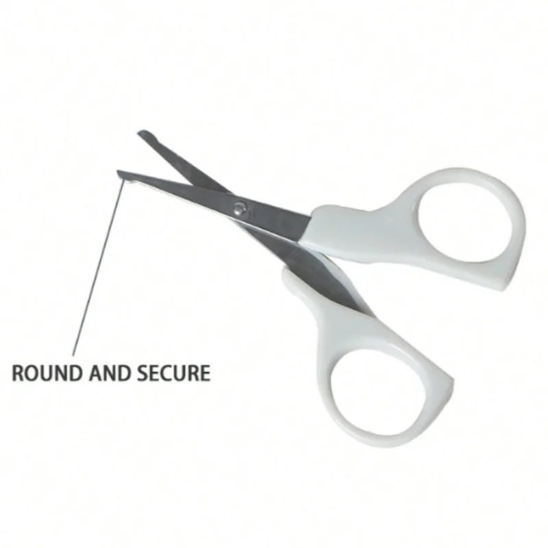 Kit de soins pour bébé à 6 pièces : Inhalateur nasal, coupe-ongles, brosse, lime, peigne et ciseaux