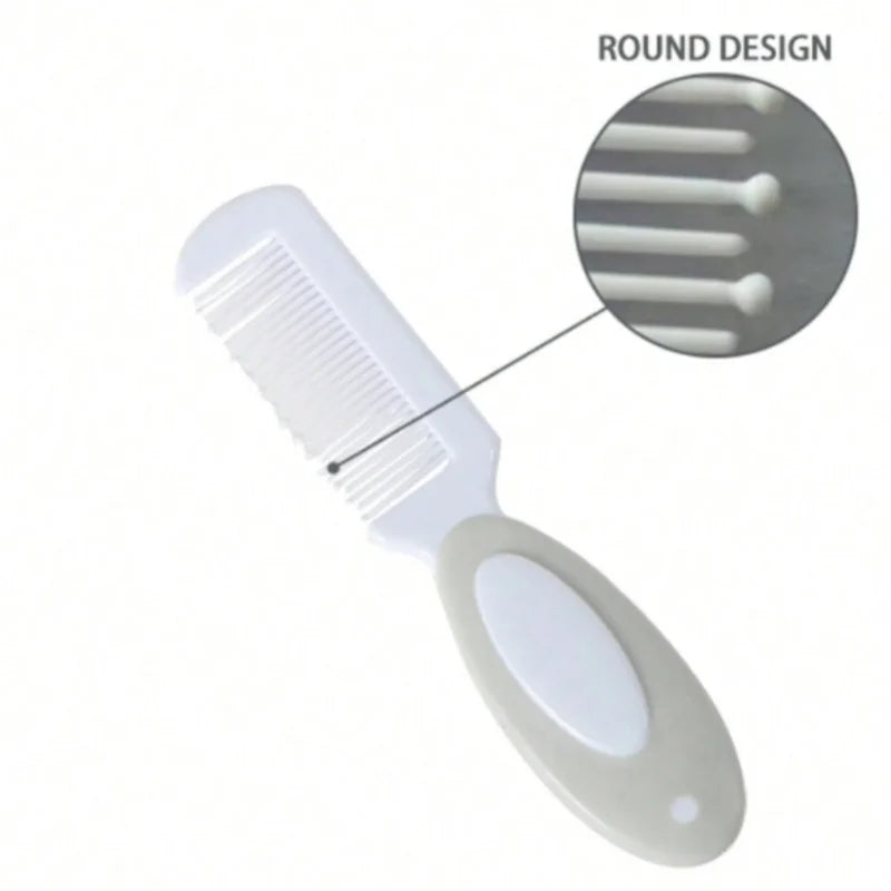 Kit de soins pour bébé à 6 pièces : Inhalateur nasal, coupe-ongles, brosse, lime, peigne et ciseaux