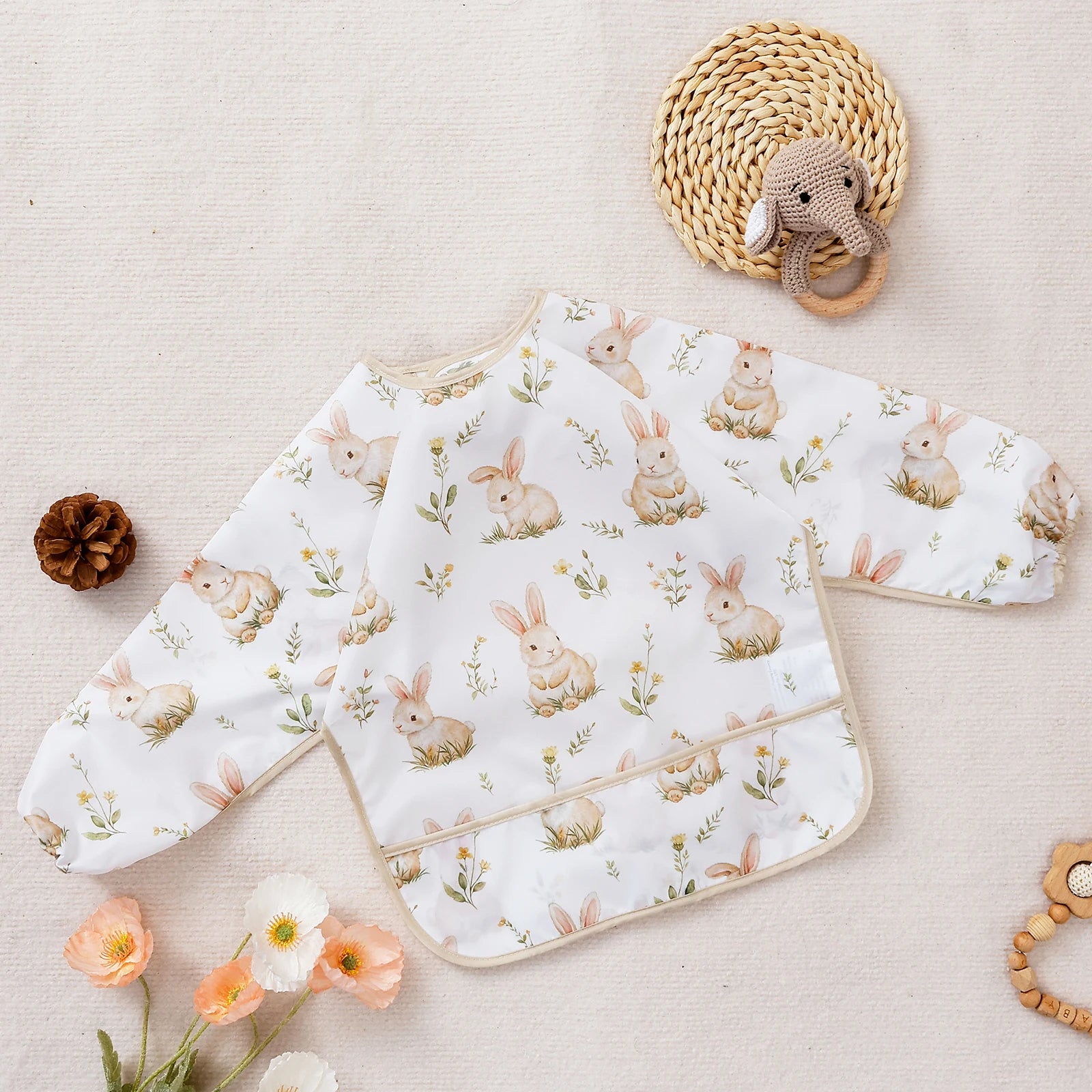 Bavoir Imperméable & Résistant aux Taches – Protection Totale pour bébé - de 1 à 3 ans