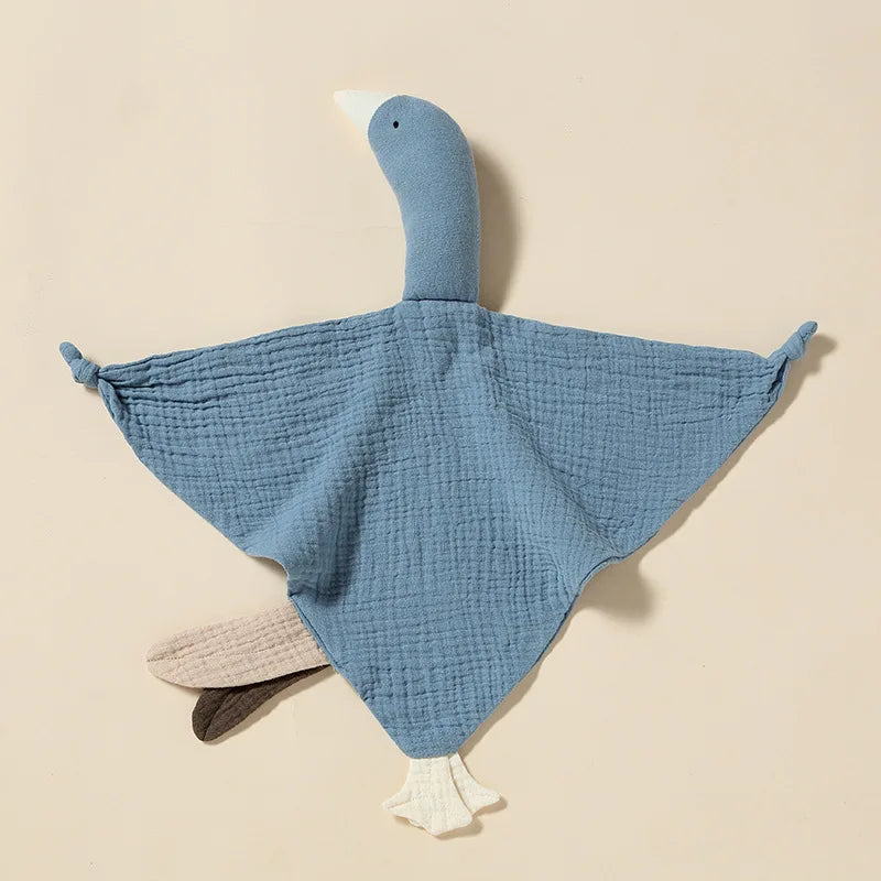 Doudou cygne ultra doux en coton