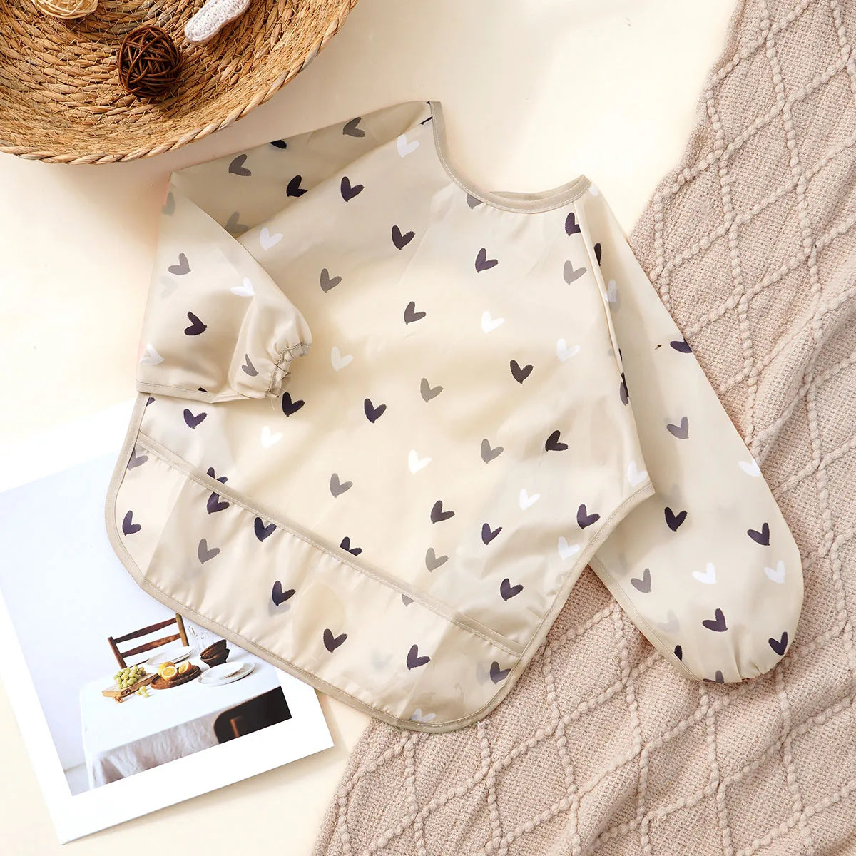 Bavoir Imperméable & Résistant aux Taches – Protection Totale pour bébé - de 1 à 3 ans